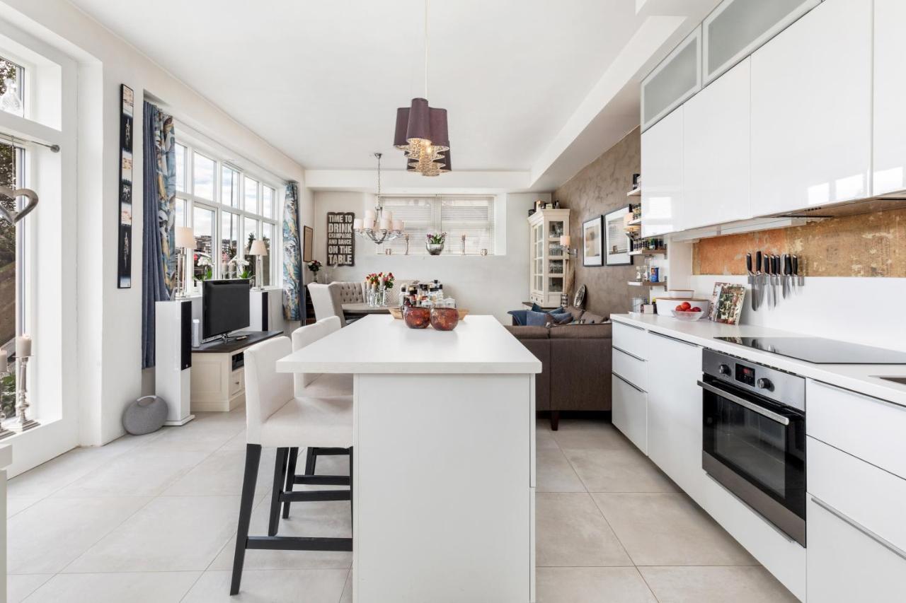 Stylish Apartment With Beautiful Views Of The River, Beach Nearby Kristiansand Dış mekan fotoğraf